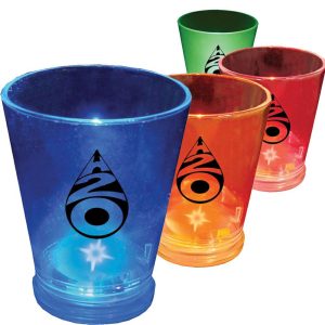 1.5 oz Tapered Blinking Shot Glasses  |   Stadium Cups Plastic Cups Stadium Cups