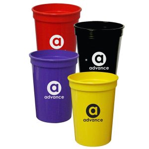 12 oz. Smooth Colored Cups  |   Stadium Cups Plastic Cups Stadium Cups