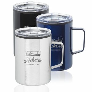 13.5 oz. Wells Stainless Steel Camper Mug  |   Stainless steel Stainless steel Stainless steel