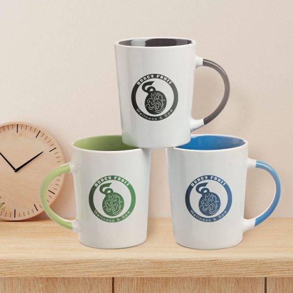 13 oz. Albany Two Tone Latte Mugs  |   Ceramic Mugs Ceramic Mugs Ceramic Mugs