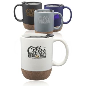 13 oz. Barista Ceramic Mugs with Cork Bottom  |   Ceramic Mugs Ceramic Mugs Ceramic Mugs