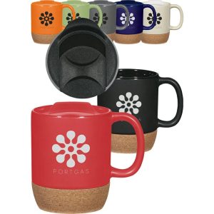 14 oz Cork Base Ceramic Mug  |   Ceramic Mugs Ceramic Mugs Ceramic Mugs