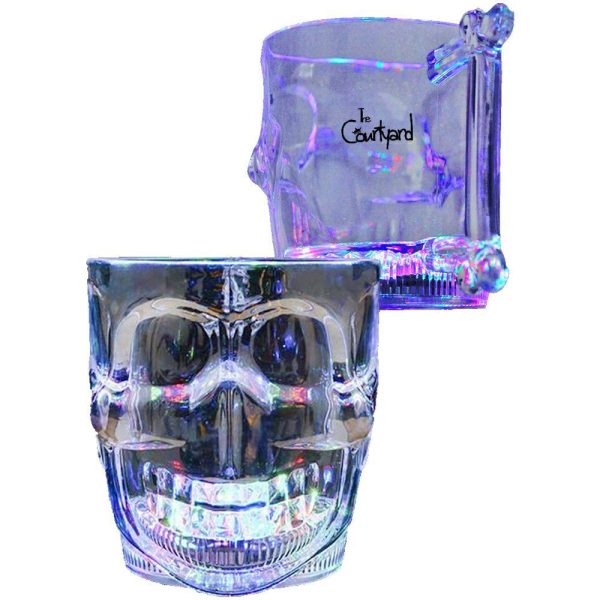 14 oz Flashing Skull Mug  |   Stadium Cups Plastic Cups Stadium Cups