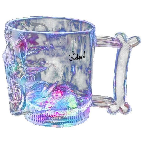 14 oz Flashing Skull Mug  |   Stadium Cups Plastic Cups Stadium Cups