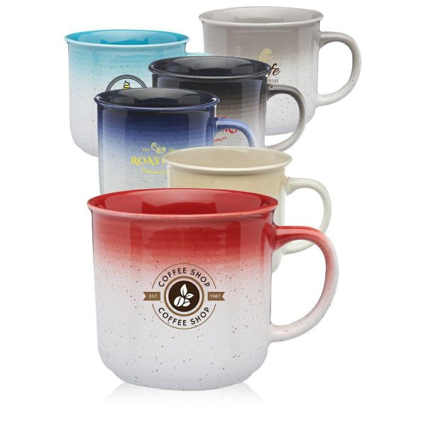 14 oz. Montego Gradient Bistro Mugs  |   Ceramic Mugs Ceramic Mugs Ceramic Mugs