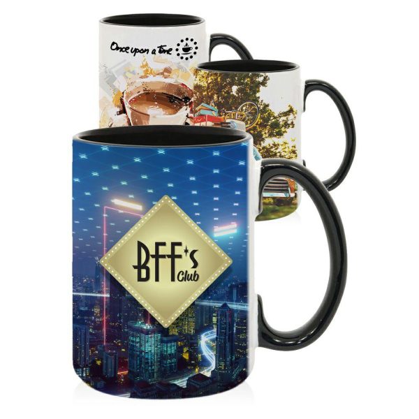 15 oz Inner and Handle Accent Sublimation Mug  |   Ceramic Mugs Ceramic Mugs Ceramic Mugs