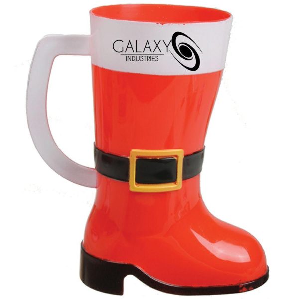 15 oz Santa Boot Mug  |   Stadium Cups Plastic Cups Stadium Cups