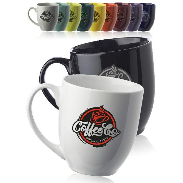 16 oz. Bistro Glossy Coffee Mugs  |   Ceramic Mugs Ceramic Mugs Ceramic Mugs