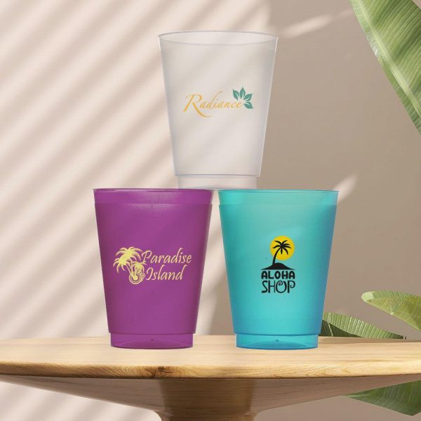 16 oz. Flex Frosted Plastic Stadium Cups  |   Stadium Cups Plastic Cups Stadium Cups