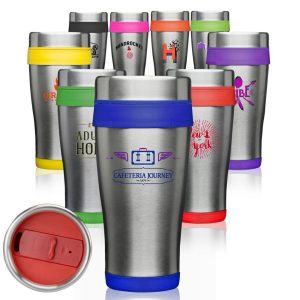 16 oz. Insulated Stainless Steel Travel Mugs  |   Stainless steel Stainless steel Stainless steel