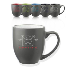 16 oz. Pop Out Bistro Two Tone Coffee Mugs  |   Ceramic Mugs Ceramic Mugs Ceramic Mugs