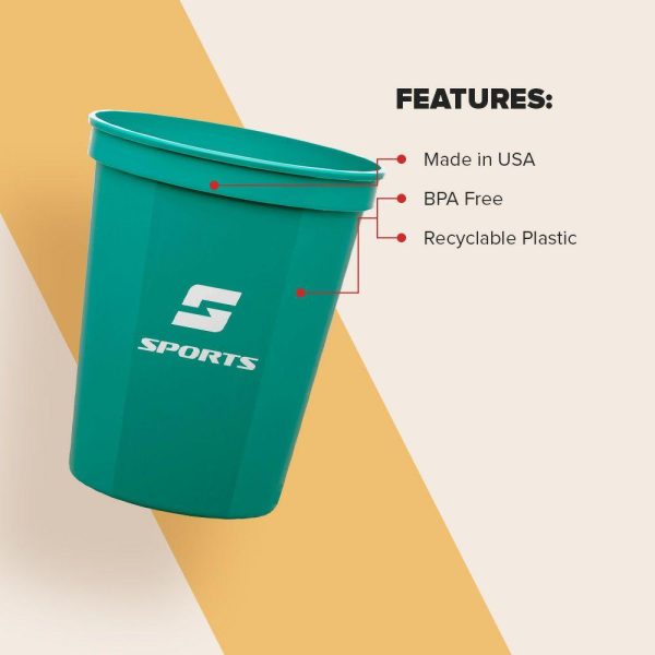 16 oz. Reusable Plastic Stadium Cups  |   Stadium Cups Plastic Cups Stadium Cups