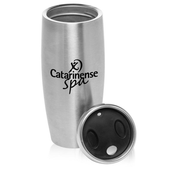 16 Oz. Stratford All Double Wall Thermal Customized Tumblers – TM111  |   Stainless steel Stainless steel Stainless steel