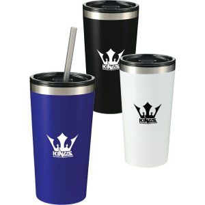 16 oz Thor Tumbler with Straw  |   Stainless steel Stainless steel Stainless steel