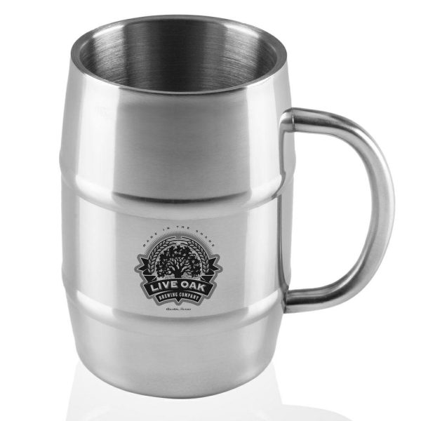 17 oz. Large Barrel Moscow Mule Mugs  |   Stainless steel Stainless steel Stainless steel