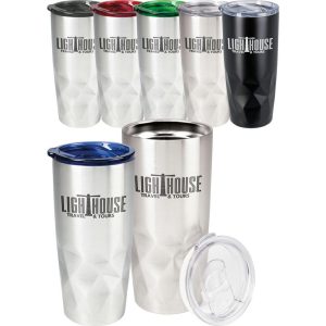 20 oz. Glacial Diamonds Tumblers  |   Stainless steel Stainless steel Stainless steel