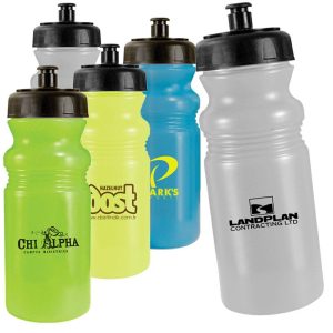 20 oz. Sun Fun Cycle Bottles with Push Top  |   Plastic Plastic Plastic