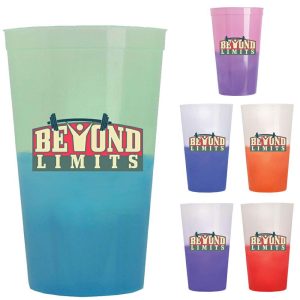 22 oz Cool Color Change Stadium Cup  |   Stadium Cups Plastic Cups Stadium Cups