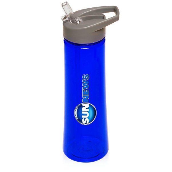 22 oz. Plastic Sports Water Bottles with Drink Spout  |   Plastic Plastic Plastic