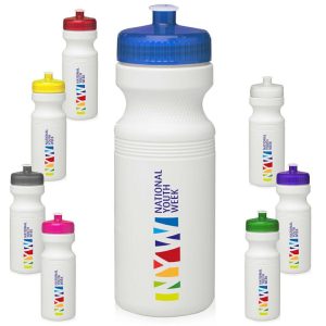 24 oz. Bike Water Bottles with Push-Pull Lids  |   Plastic Plastic Plastic