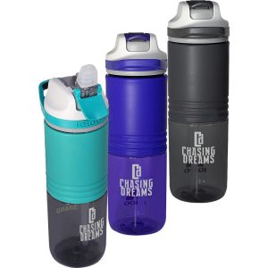 24 oz. Igloo Swift Silicone Straw Water Bottles  |   Plastic Plastic Plastic