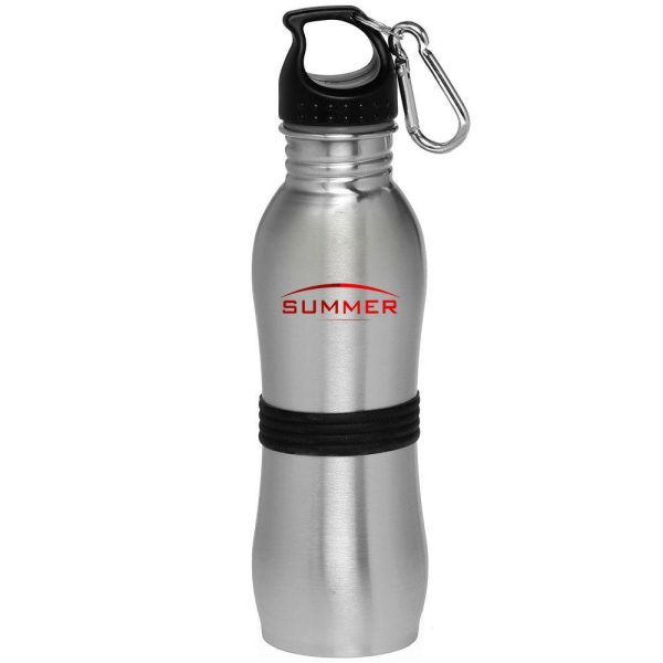 24 oz. Stainless Steel with Rubber Grip Bottles  |   Stainless Steel Sport & Water Bottles Stainless steel