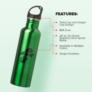 26 oz. Stainless Sports Water Bottles  |   Stainless Steel Sport & Water Bottles Stainless steel