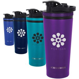 26 oz Stainless Steel Ice Shaker Bottle  |   Stainless Steel Sport & Water Bottles Stainless steel