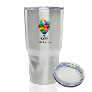 27 oz Stainless Steel Tumblers with Clear Lids  |   Stainless steel Stainless steel Stainless steel