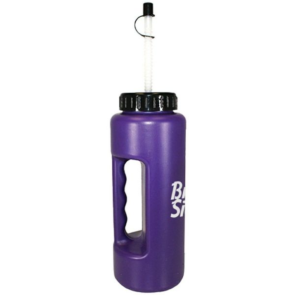 32 oz. Grip Bottles with Flexible Straw  |   Plastic Plastic Plastic