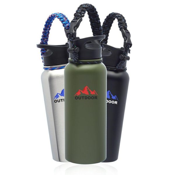 34 oz. Vulcan Stainless Steel Water Bottles with Strap  |   Stainless Steel Sport & Water Bottles Stainless steel