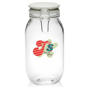 51 oz. Elrow Clip Top Glass Storage Jars  |   Jars Dinnerware Jars