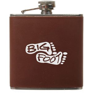 6 oz Brown Leather Flask  |   Stainless steel Stainless steel Stainless steel