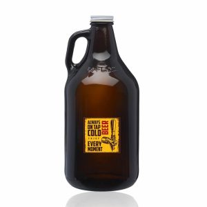 64 oz. Amber Glass Beer Growlers  |   Beer Mugs Glassware Beer Mugs