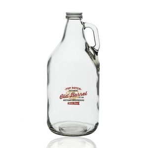 64 oz. Clear Glass Beer Growlers  |   Growlers Barware Growlers