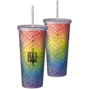 B.Free 22 oz Sparkle Straw Tumbler  |   Plastic Plastic Plastic