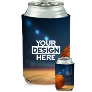 Collapsible Can Cooler Game Time Print  |   Foam Can Coolers Can Coolers Foam Can Coolers