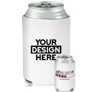 Collapsible Can Cooler Holidays Loading Print  |   Foam Can Coolers Can Coolers Foam Can Coolers