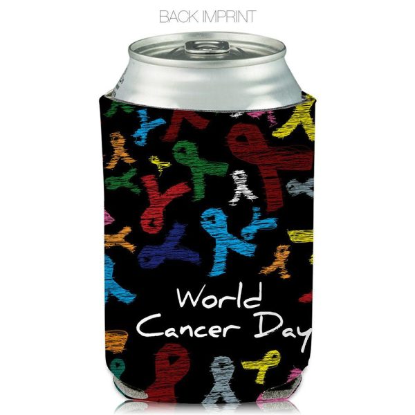 Collapsible Can Coolers Cancer Awareness Print  |   Foam Can Coolers Can Coolers Foam Can Coolers