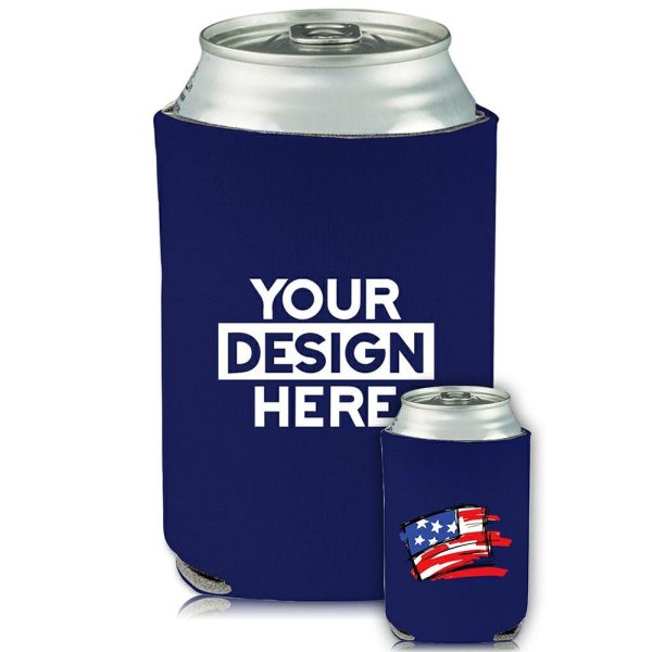 Collapsible Can Coolers Patriotic Print  |   Foam Can Coolers Can Coolers Foam Can Coolers