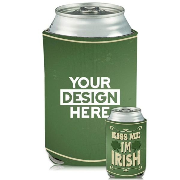 Collapsible Can Coolers St Patricks Theme Print  |   Foam Can Coolers Can Coolers Foam Can Coolers