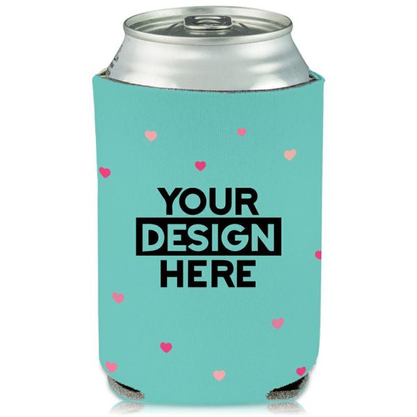 Collapsible Can Coolers Valentines Print  |   Foam Can Coolers Can Coolers Foam Can Coolers