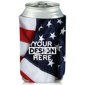 Collapsible USA Flag Can Coolers  |   Foam Can Coolers Can Coolers Foam Can Coolers