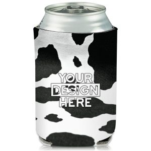 Cow Skin Collapsible Can Coolers  |   Foam Can Coolers Can Coolers Foam Can Coolers