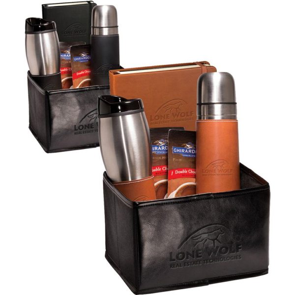 Tuscany™ Stainless Steel Thermos, Tumbler, Journal and Ghirardelli Gift Set  |   Stainless steel Stainless steel Stainless steel