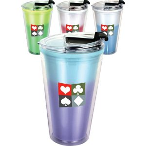 16 oz. Full Color Mood Victory Acrylic Tumblers  |   Plastic Plastic Plastic