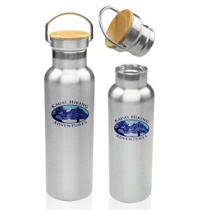 20 oz. Wood Top Stainless Steel Water Bottles  |   Stainless Steel Sport & Water Bottles Stainless steel