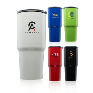 32 oz. Barton Plastic Double Wall Travel Mugs  |   Plastic Plastic Plastic