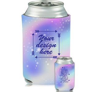 Collapsible Can Cooler Unicorn Print  |   Foam Can Coolers Can Coolers Foam Can Coolers