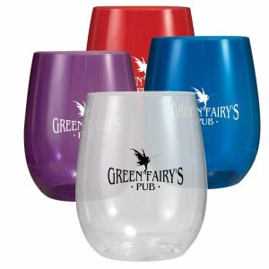 12 oz. Hard Plastic Stemless Wine Glasses  |   Stadium Cups Plastic Cups Stadium Cups